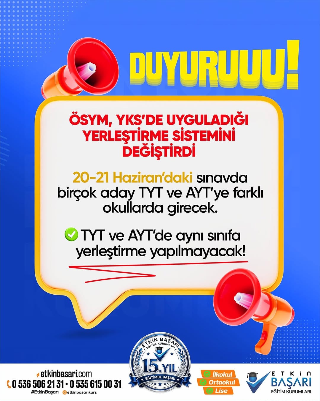 Etkin Başarı Instagram paylaşımı